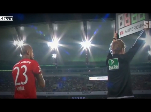 VIDEO: Màn trình diễn của Arturo Vidal trong trận ra mắt ở Bayern Munich